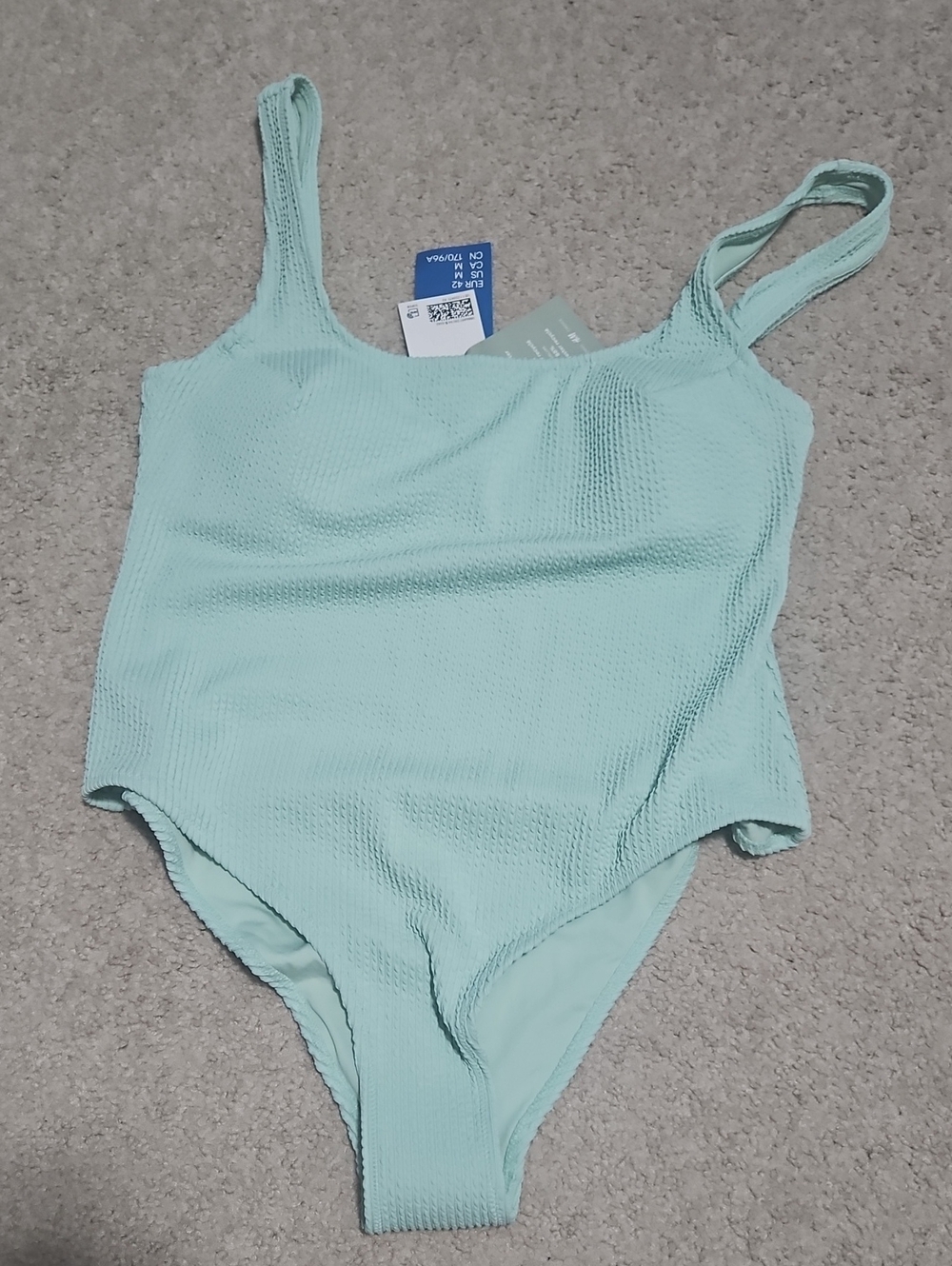 Womens One-Piece Swimsuit - Mint Green